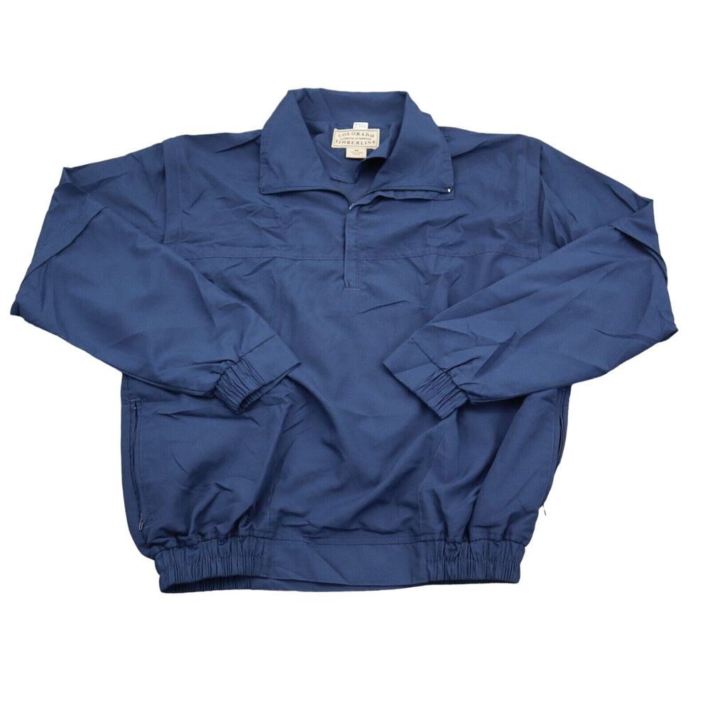 Colorado Timberline Jacket Men XS Navy Blue 1/4 Zip zip off sleeves